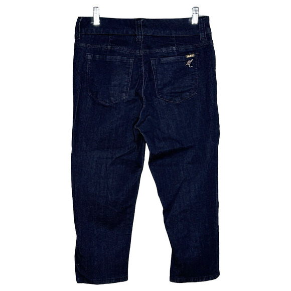 Melissa McCarthy x Seven 7 Jeans Womens 8 Blue Crop Jean Skinny Dark Wash Casual - Picture 2 of 7